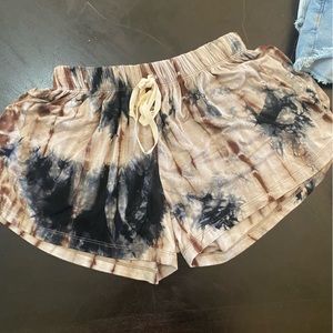 Tie dye shorts